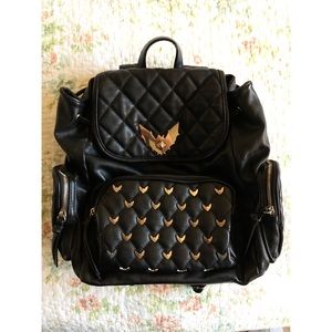 Forever 21 Black Bat Batman Backpack